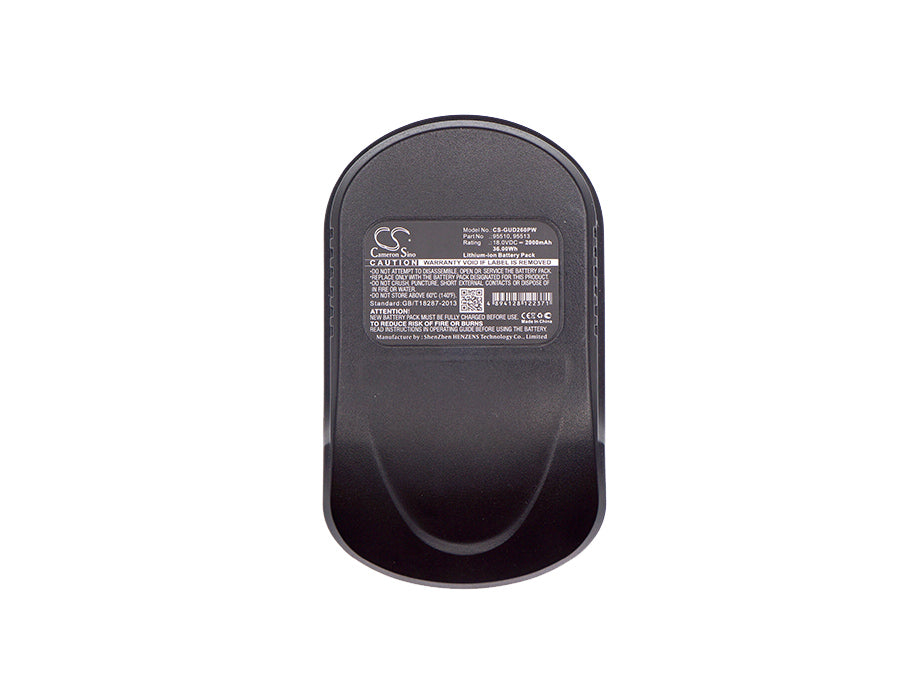 Replacement Battery for Gude GHS 520 18 Li-ion – Power Tool – 2000mAh / 18V - image 3