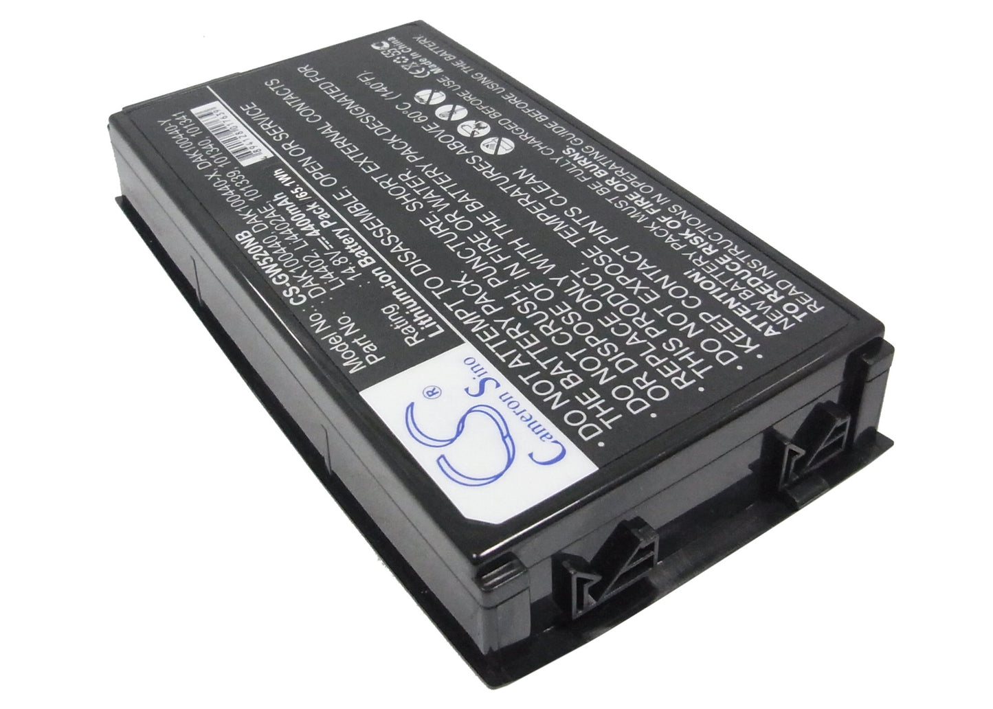 Replacement Battery for Jetta | Targa | Gateway | Medion | Sanyo | Arima | eMachines Jetbook M2000 – Notebook, Laptop – 4400mAh / 14.8V - image 2