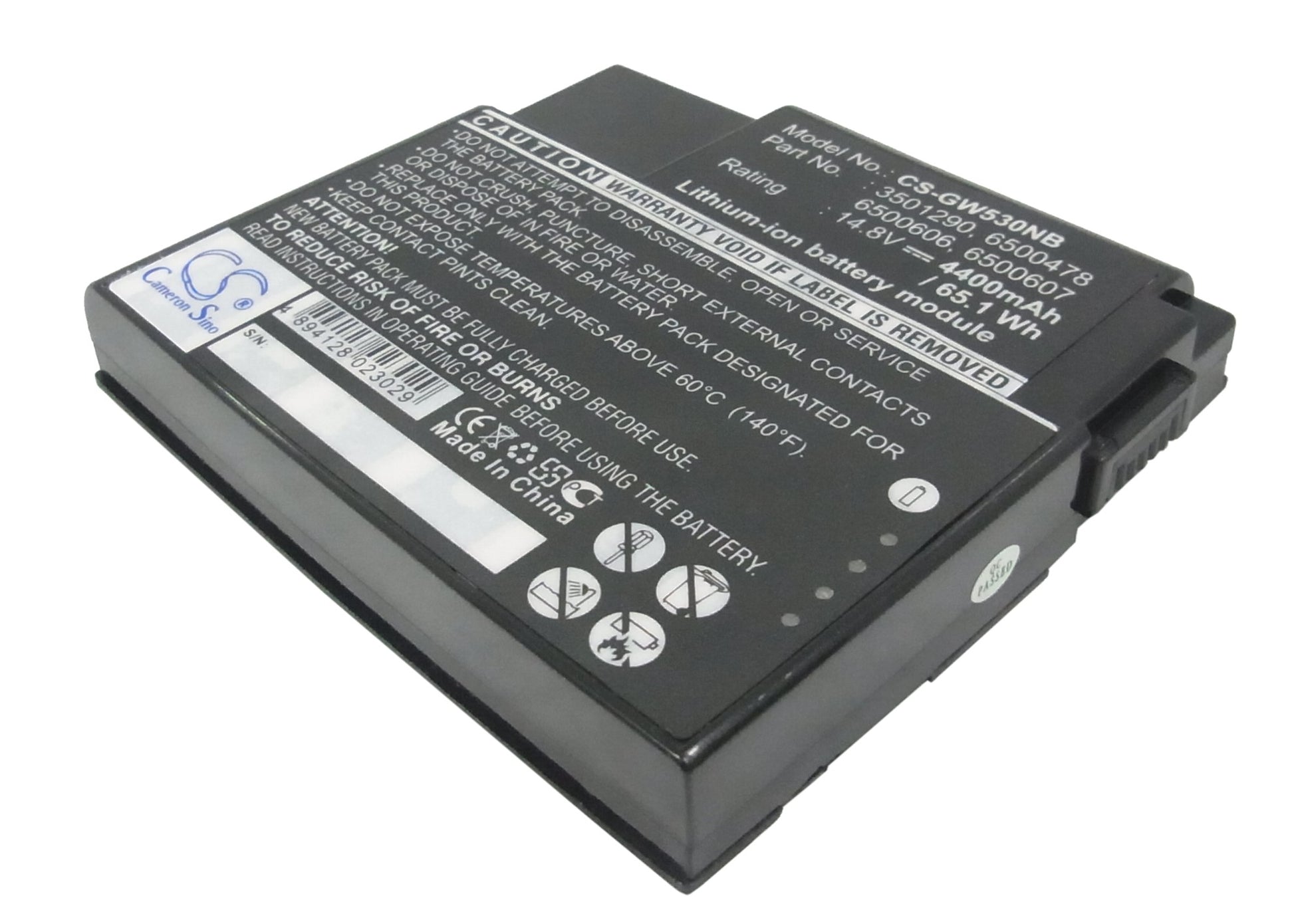 Replacement Battery for Gateway Solo 5300 – Notebook, Laptop – 4400mAh / 14.8V - image 1