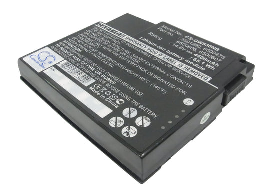 Replacement Battery for Gateway Solo 5300 – Notebook, Laptop – 4400mAh / 14.8V - image 1