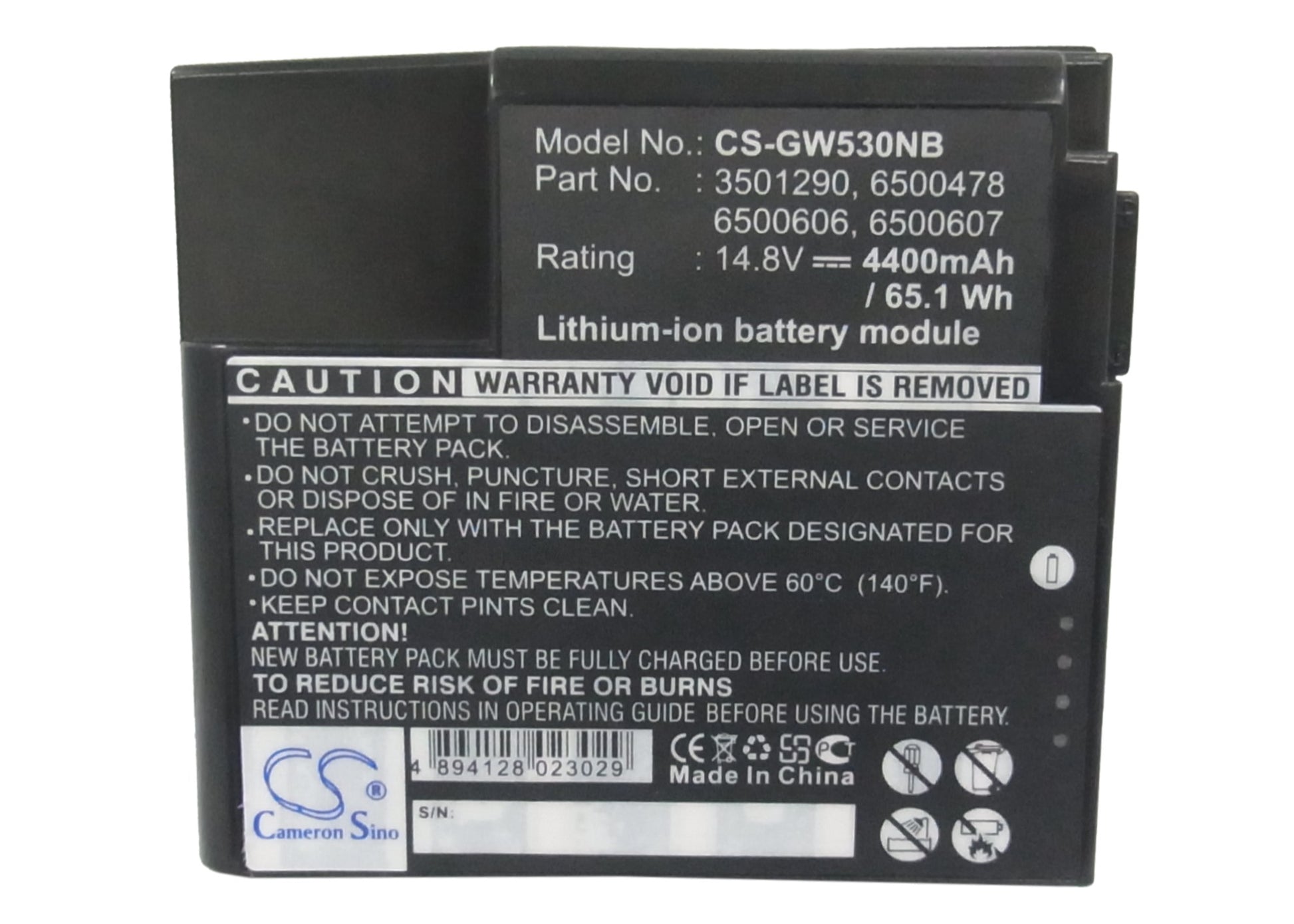 Replacement Battery for Gateway Solo 5300 – Notebook, Laptop – 4400mAh / 14.8V - image 5