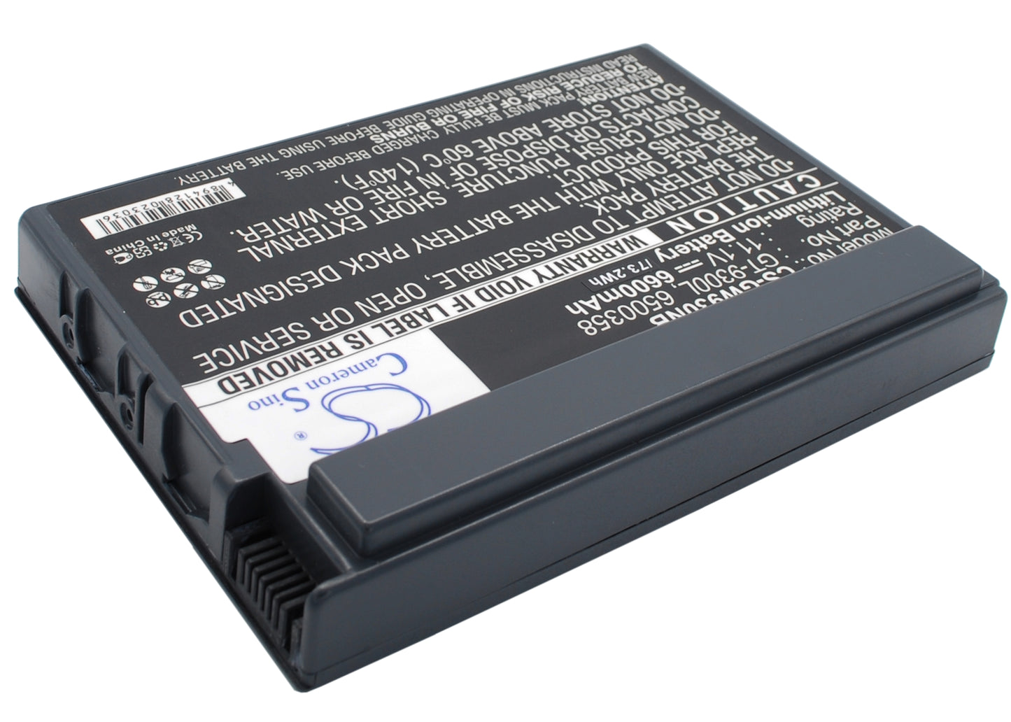 Replacement Battery for Gateway Solo 9300 – Notebook, Laptop – 6600mAh / 11.1V - image 3