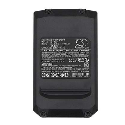 Replacement Battery for Alpina  BLA 24 Li – Power Tools – 4000mAh / 96.0Wh / 24.0V