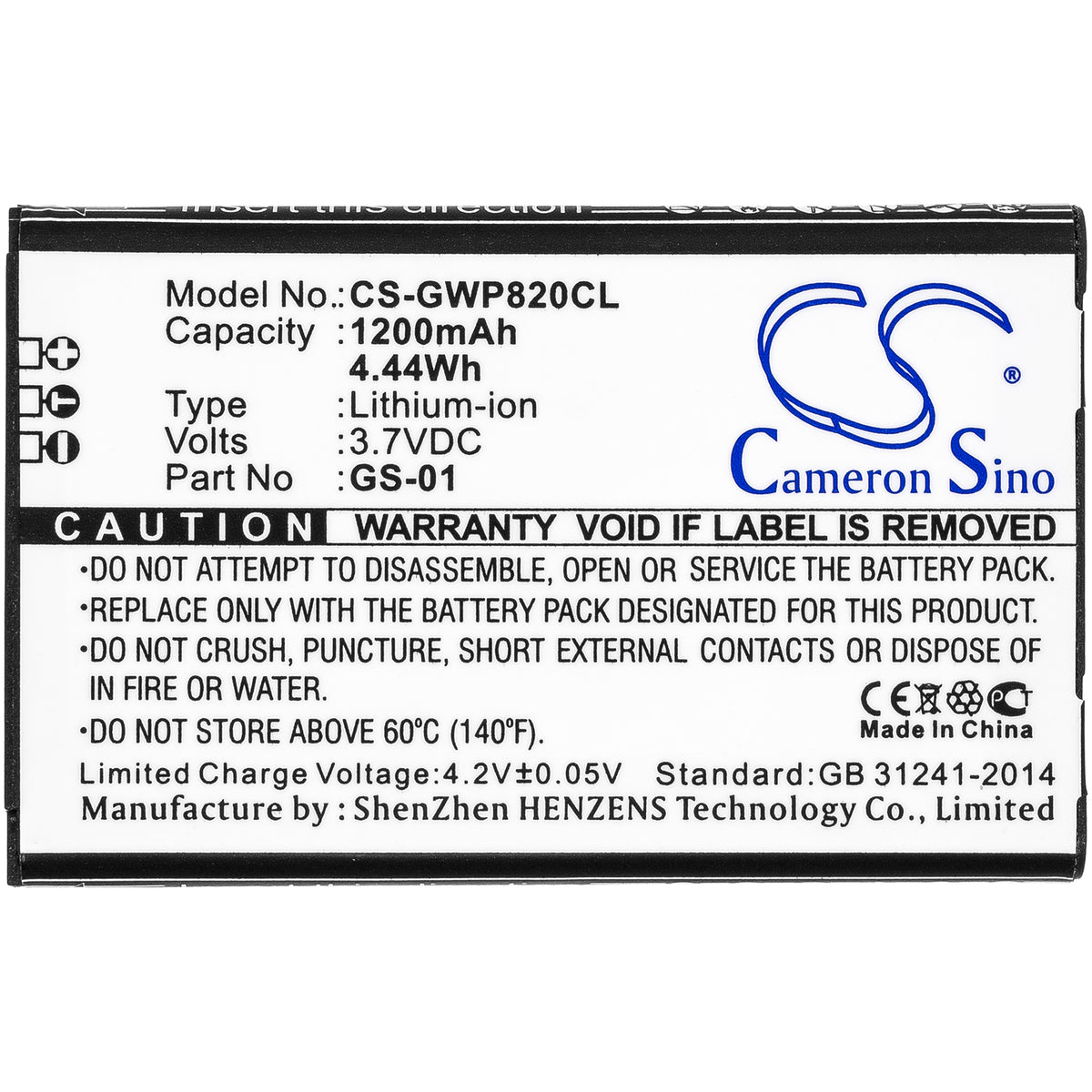 Replacement Battery for Grandstream DP730 – Cordless Phone – 1200mAh / 3.7V