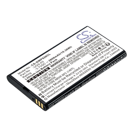 Replacement Battery for Grandstream WP836 – Cordless Phone – 2800mAh / 3.7V