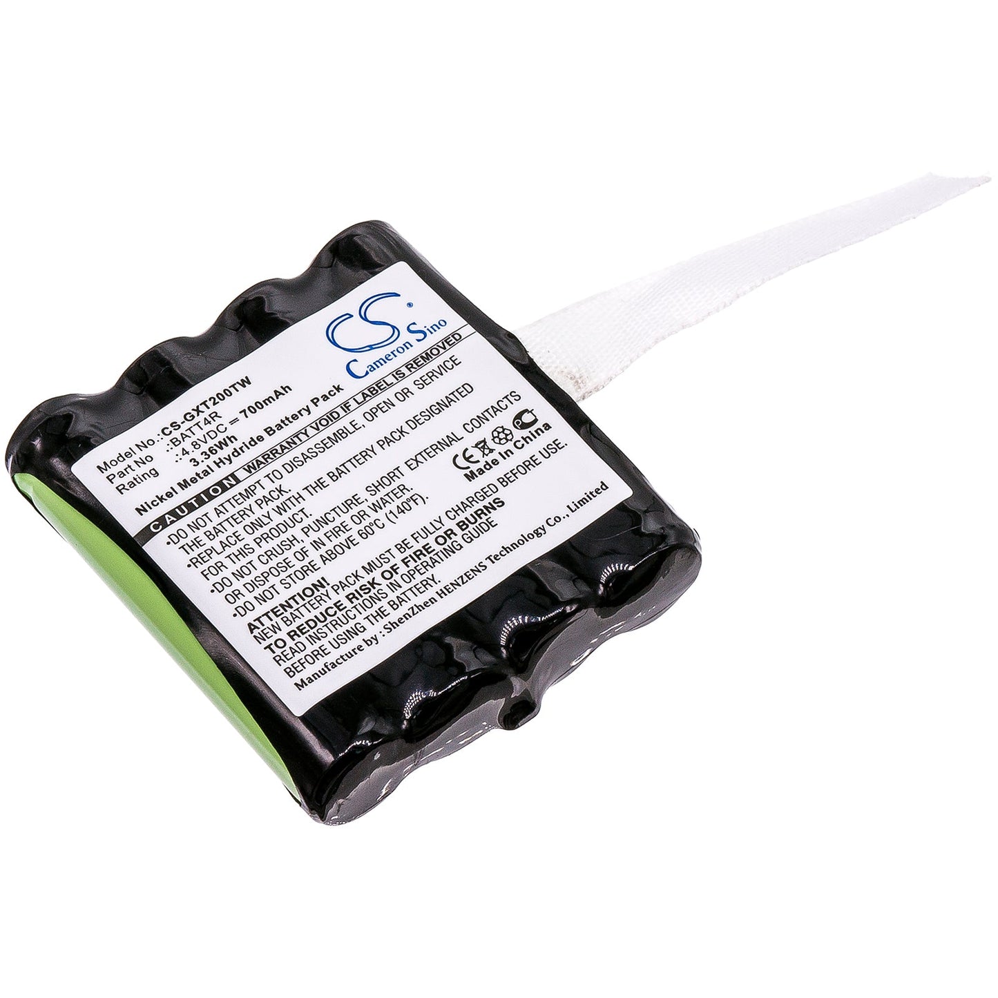 Replacement Battery for Midland  G223 – Two-Way Radio – 700mAh / 3.36Wh / 4.8V