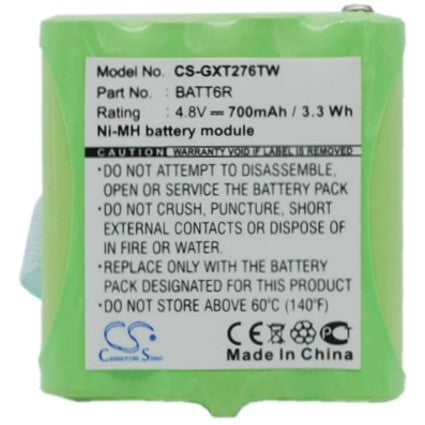 Replacement Battery for Midland C881 GXT635, GXT650, – 700mAh / 3.36Wh