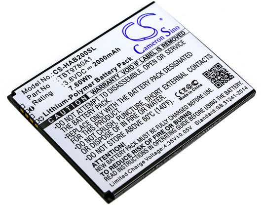 Replacement Battery for Highscreen | K-Touch Thor – Mobile, SmartPhone – 2000mAh / 3.8V