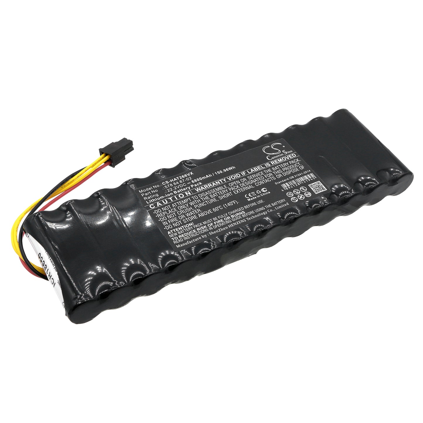 Replacement Battery for Husqvarna 265ACX G2-2 Automower 265ACX, Automower 265ACX 2012, – 6800mAh / 150.96Wh