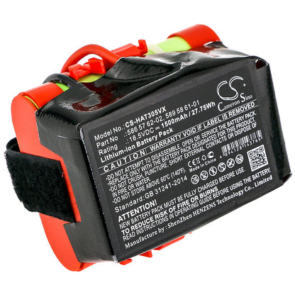 Replacement Battery for Husqvarna  Automower 105 – Lawn Mowers – 1500mAh / 27.75Wh / 18.5V