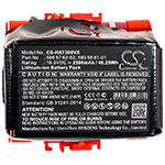 Replacement Battery for Gardena McCulloch Rob R600 – 2500mAh / 46.25Wh