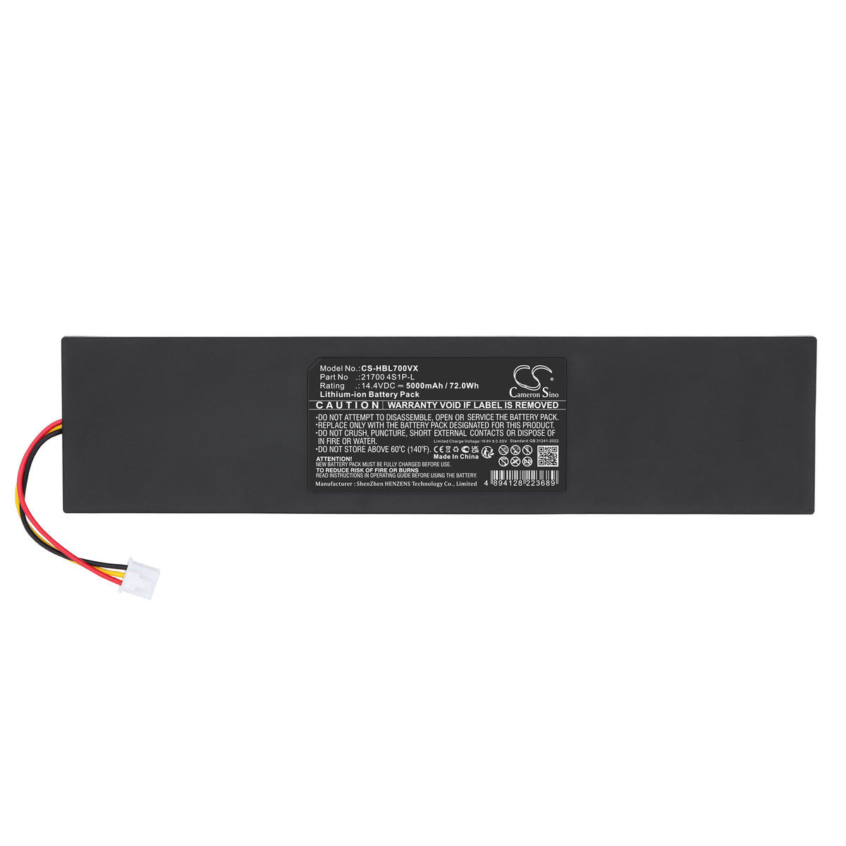 Replacement Battery for HOBOT Legee D7 – Vacuum – 5000mAh / 14.4V