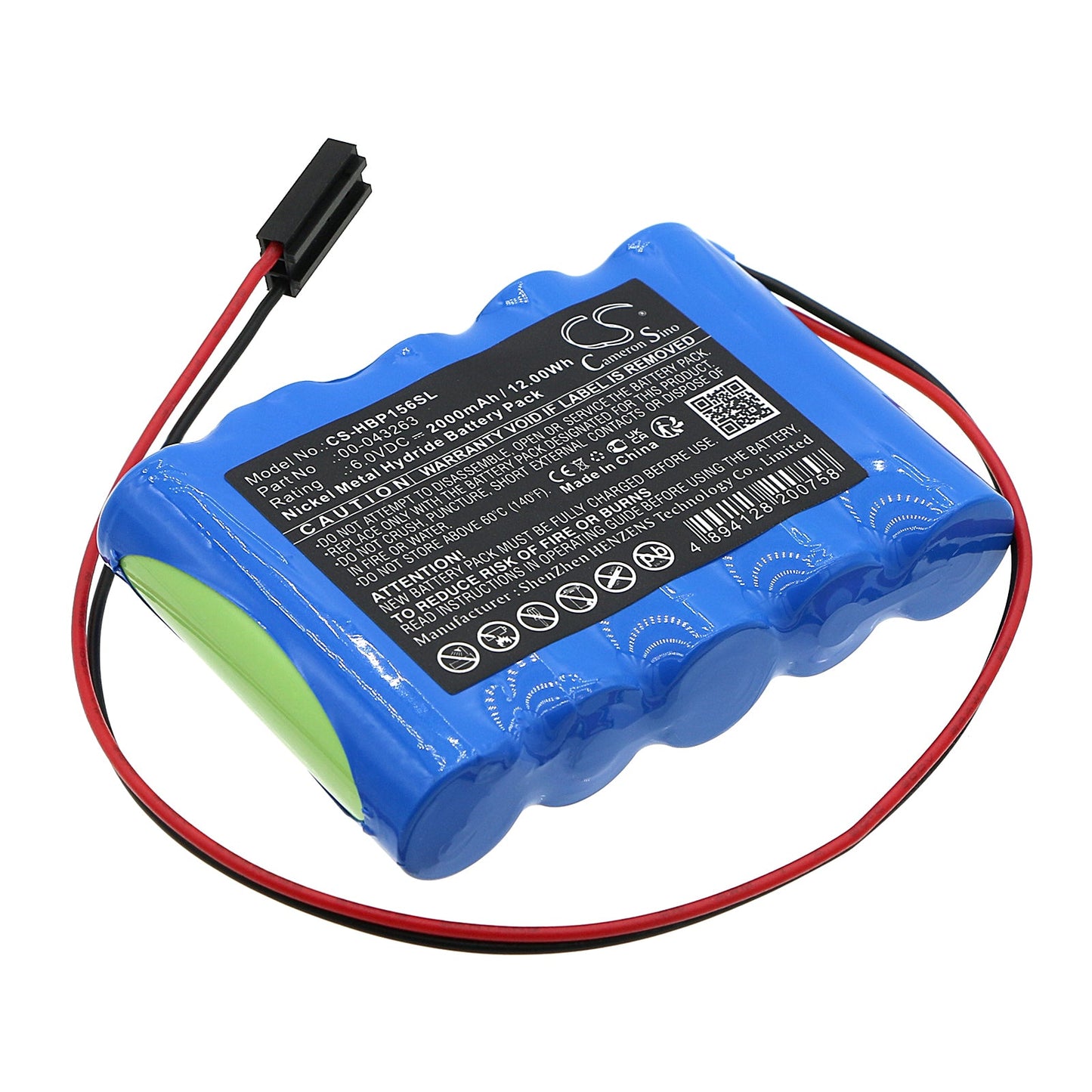 Replacement Battery for Hobart Quantum  Digital Deli Scale Label Print – Electronic Scales – 2000mAh / 12.00Wh / 6.0V