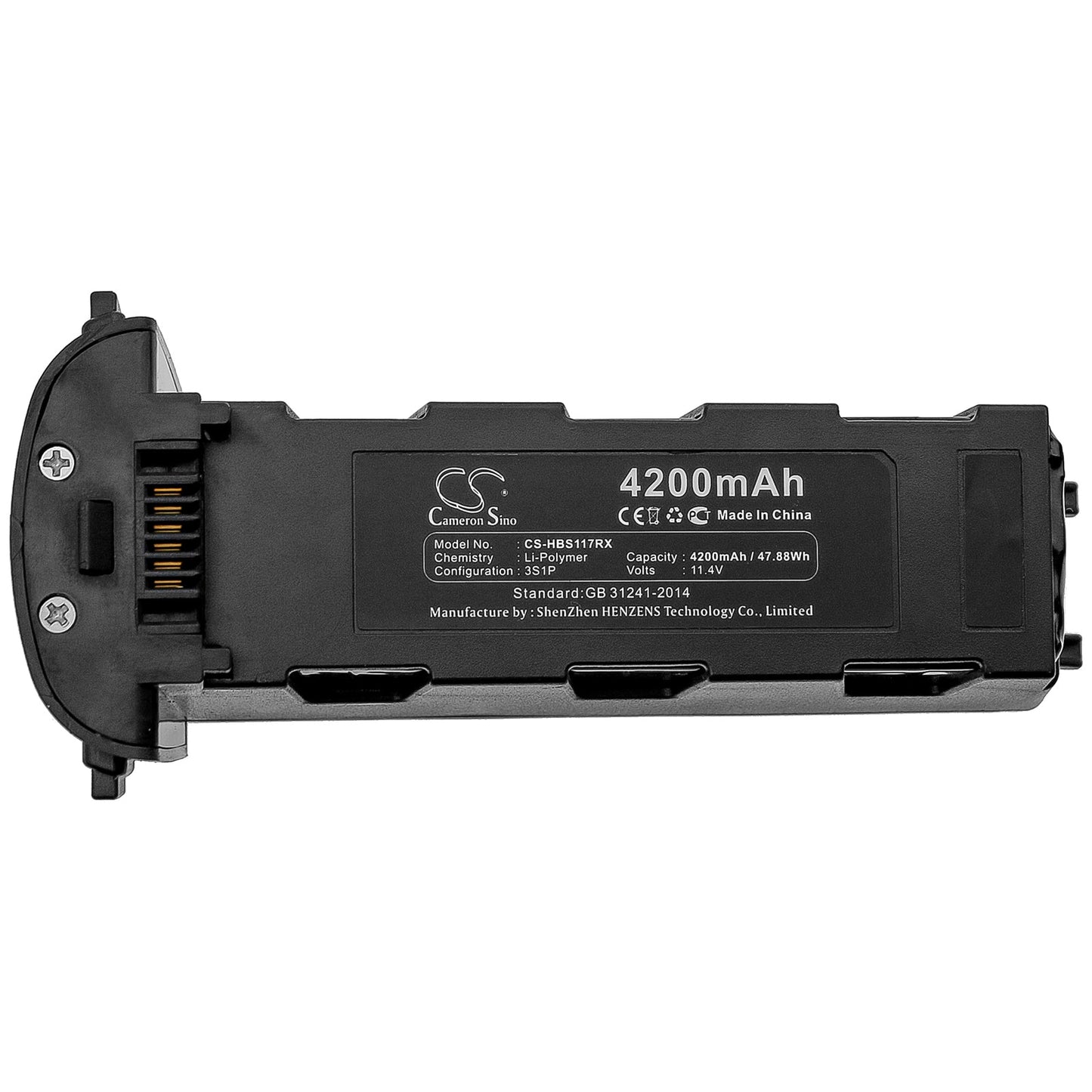 Replacement Battery for Hubsan  Zino H117S – Drones – 4200mAh / 47.88Wh / 11.4V