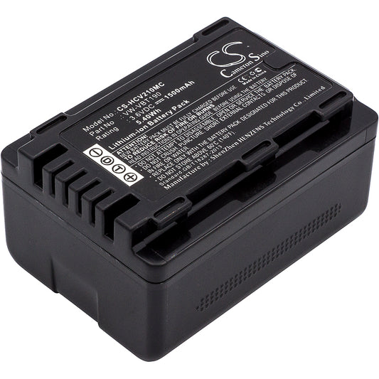 Replacement Battery for Panasonic HC-V520M – Camera – 1500mAh / 3.6V