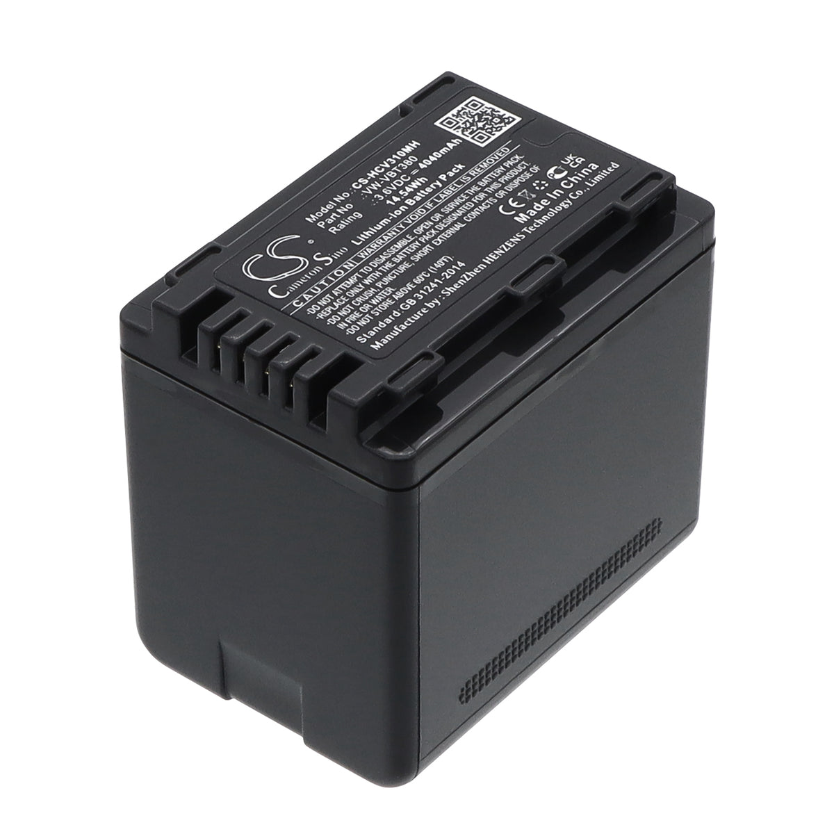 Replacement Battery for Panasonic HC-W570 – Camera – 4040mAh / 3.6V