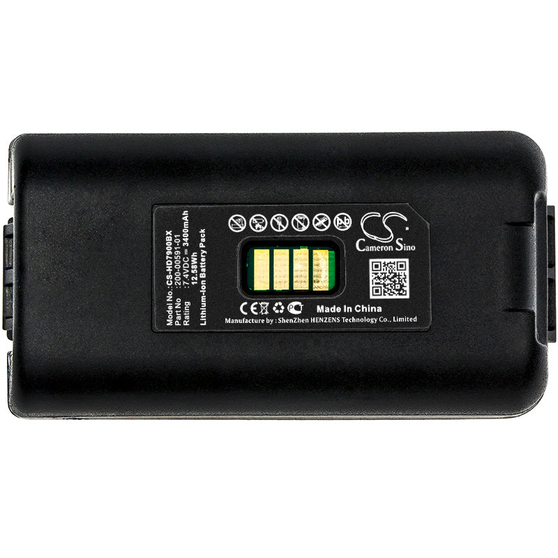 Replacement Battery for LXE | Dolphin | HandHeld | Southern | Reed MX6 – Barcode Scanner – 3400mAh / 7.4V - image 3
