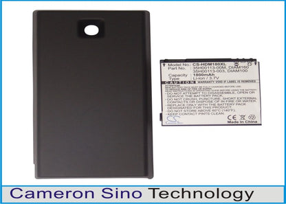 Replacement Battery for O2 XDA Ignito – PDA, Pocket PC – 1800mAh / 3.7V