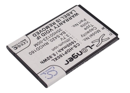 Replacement Battery for T-Mobile | Verizon | AT&T | HTC | Sprint Touch Pro 2 – Mobile, SmartPhone – 1600mAh / 3.7V