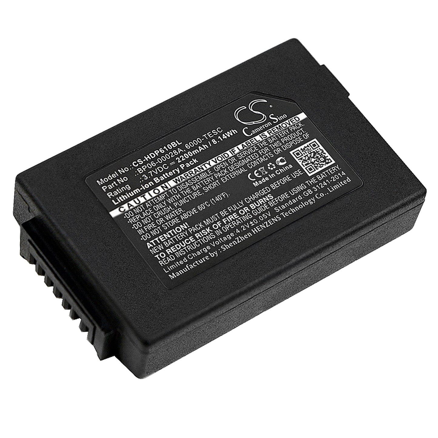 Replacement Battery for Handheld  Dolphin 6100 – Barcode Scanner – 2200mAh / 8.14Wh / 3.7V