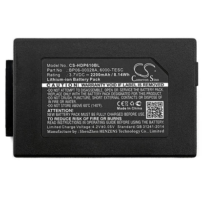 Replacement Battery for Handheld  Dolphin 6100 – Barcode Scanner – 2200mAh / 8.14Wh / 3.7V