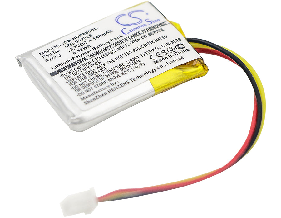 Replacement Battery for Dolphin  6500EP – Barcode Scanner – 140mAh / 0.52Wh / 3.7V