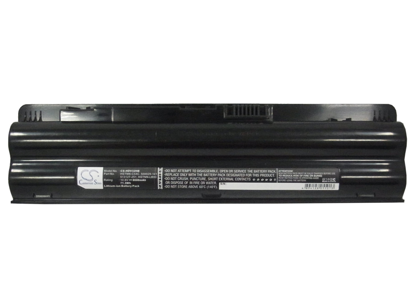 Replacement Battery for Compaq  Presario CQ35-100 – Notebook, Laptop – 6600mAh / 71.28Wh / 10.8V