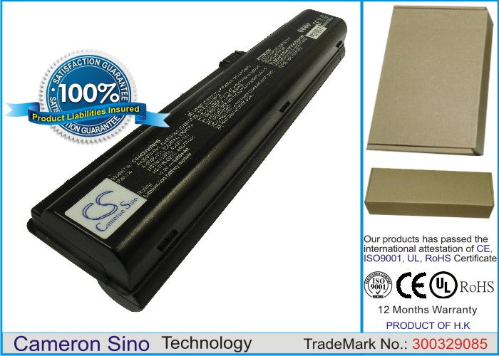 Replacement Battery for HP Pavilion dv9047EA – Notebook, Laptop – 6600mAh / 14.4V - image 1