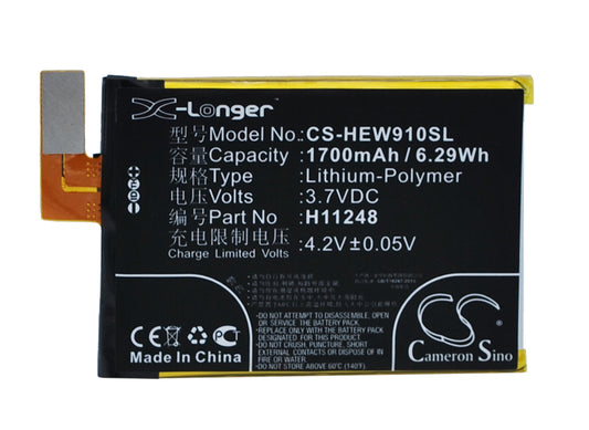Replacement Battery for Haier W910 – Mobile, SmartPhone – 1700mAh / 3.7V