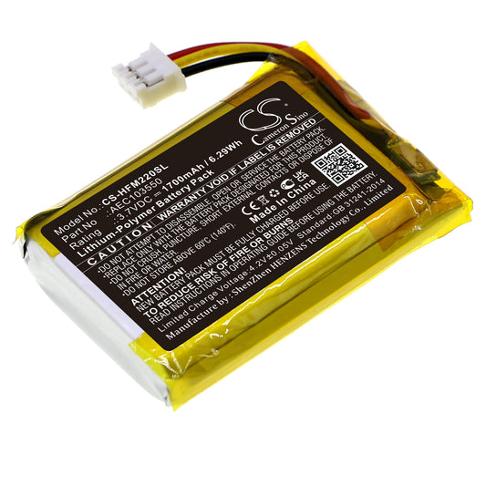 Replacement Battery for HiFiMAN R2R2000 – Amplifier – 1700mAh / 3.7V
