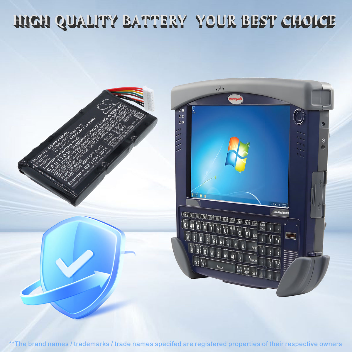 Replacement Battery for LXE | Honeywell FX1380 – Barcode Scanner – 1800mAh / 11.1V