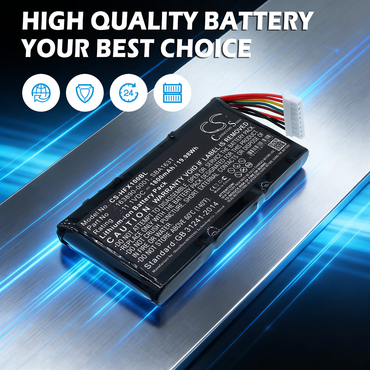 Replacement Battery for LXE | Honeywell FX1380 – Barcode Scanner – 1800mAh / 11.1V