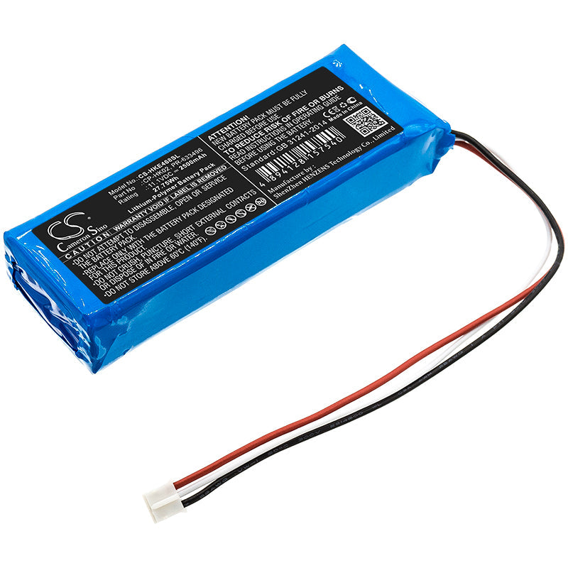 Replacement Battery for Harman/Kardon  JN14BKH00468 – Speaker – 2500mAh / 27.75Wh / 11.1V