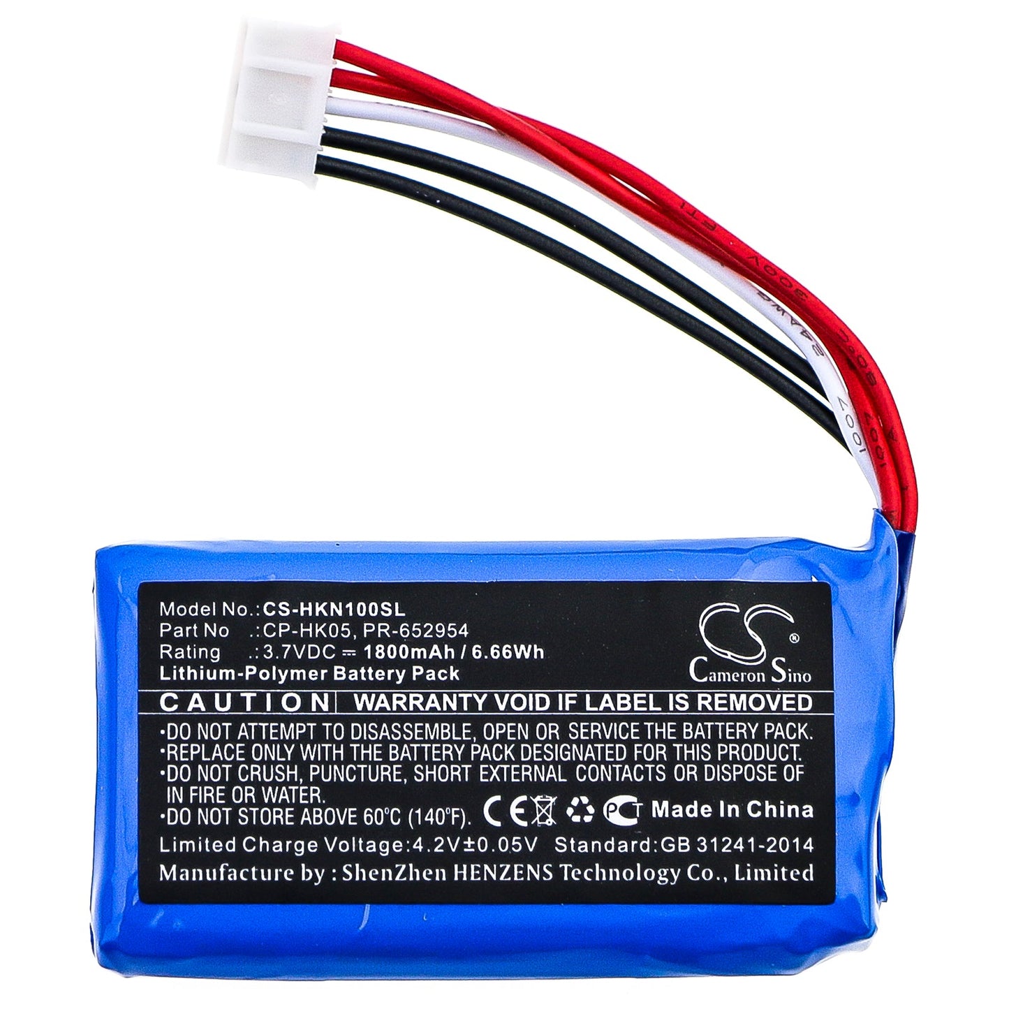 Replacement Battery for Harman/Kardon  One – Speaker – 1800mAh / 6.66Wh / 3.7V