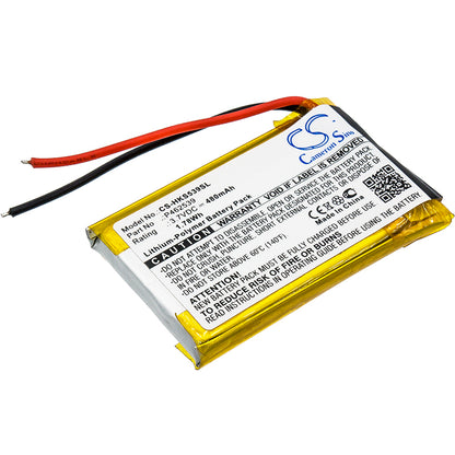 Replacement Battery for Harman/Kardon SOHO – Wireless Headset – 480mAh / 3.7V - image 1