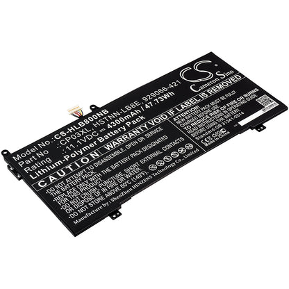 Replacement Battery for HP Spectre x360 13 Convertible – Notebook, Laptop – 4300mAh / 11.1V - image 1