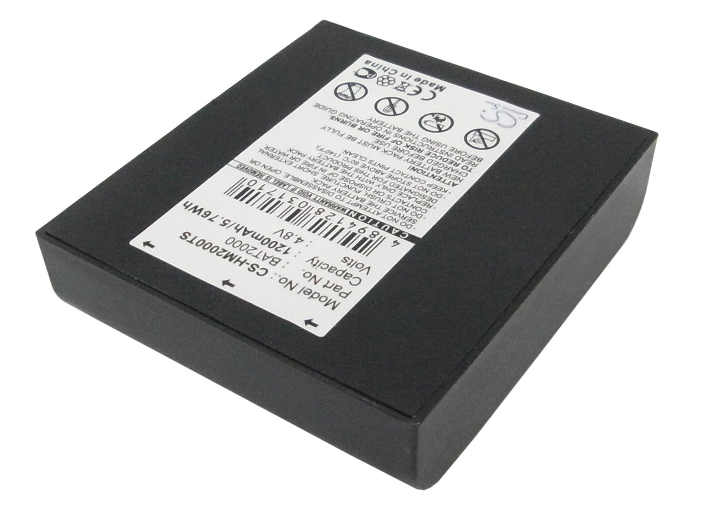 Replacement Battery for HME  COM 2000 – Wireless Headset – 1200mAh / 5.76Wh / 4.8V
