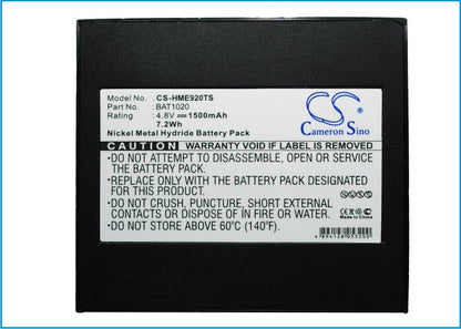 Replacement Battery for HME  1020 – Wireless Headset – 1500mAh / 7.20Wh / 4.8V