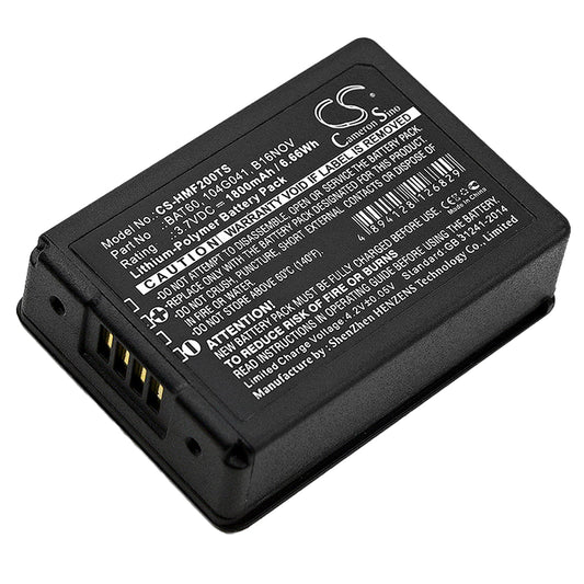 Replacement Battery for Clear-Com  FreeSpeak II – Wireless Headset – 1800mAh / 6.66Wh / 3.7V