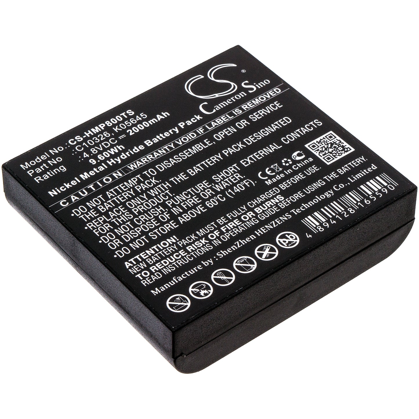 Replacement Battery for HME BP800 Beltpack – Wireless Headset – 2000mAh / 4.8V - image 1