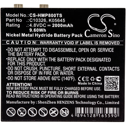 Replacement Battery for HME BP800 Beltpack – Wireless Headset – 2000mAh / 4.8V - image 3