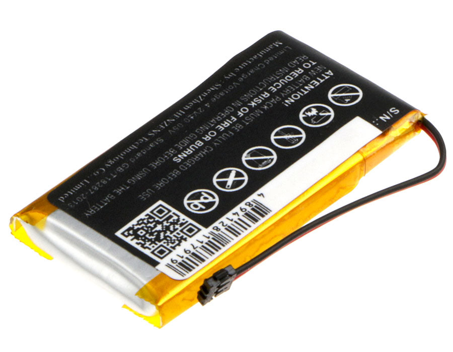 Replacement Battery for HTC  Mini BL R120 Bluetooth Media H – Wireless Headset – 300mAh / 1.11Wh / 3.7V