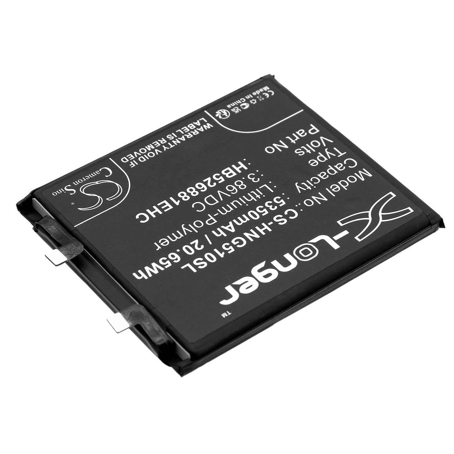 Replacement Battery for Honor  Magic 5 Pro – Mobile, SmartPhone – 5350mAh / 20.65Wh / 3.86V