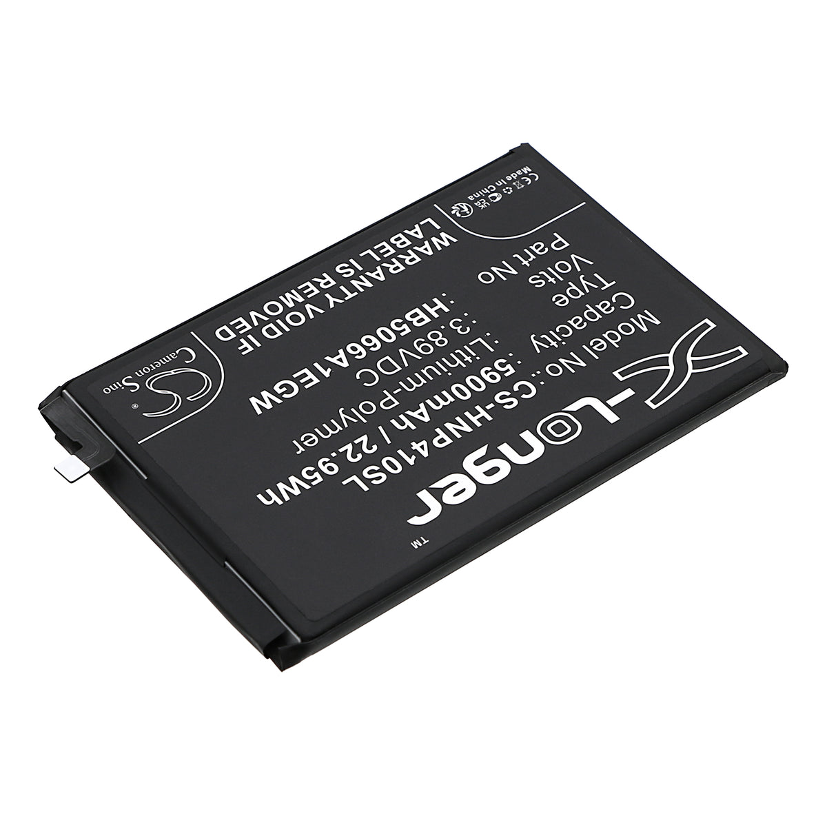 Replacement Battery for Honor Play 40 Plus – Mobile, SmartPhone – 5900mAh / 3.89V