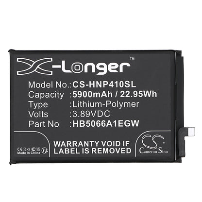 Replacement Battery for Honor Play 40 Plus – Mobile, SmartPhone – 5900mAh / 3.89V