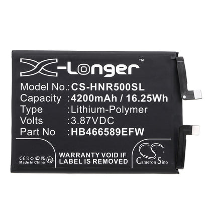 Replacement Battery for Honor  50 Lite – Mobile, SmartPhone – 4200mAh / 16.25Wh / 3.87V