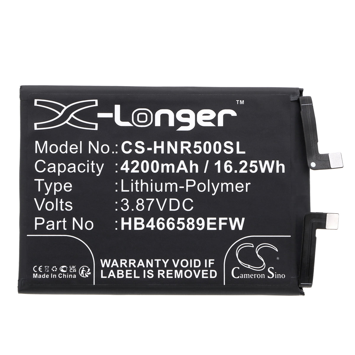 Replacement Battery for Huawei | Honor Nova 8i – Mobile, SmartPhone – 4200mAh / 3.87V