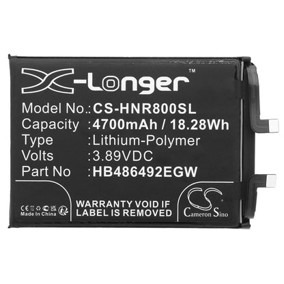 Replacement Battery for Honor 80 SE – Mobile, SmartPhone – 4700mAh / 3.89V