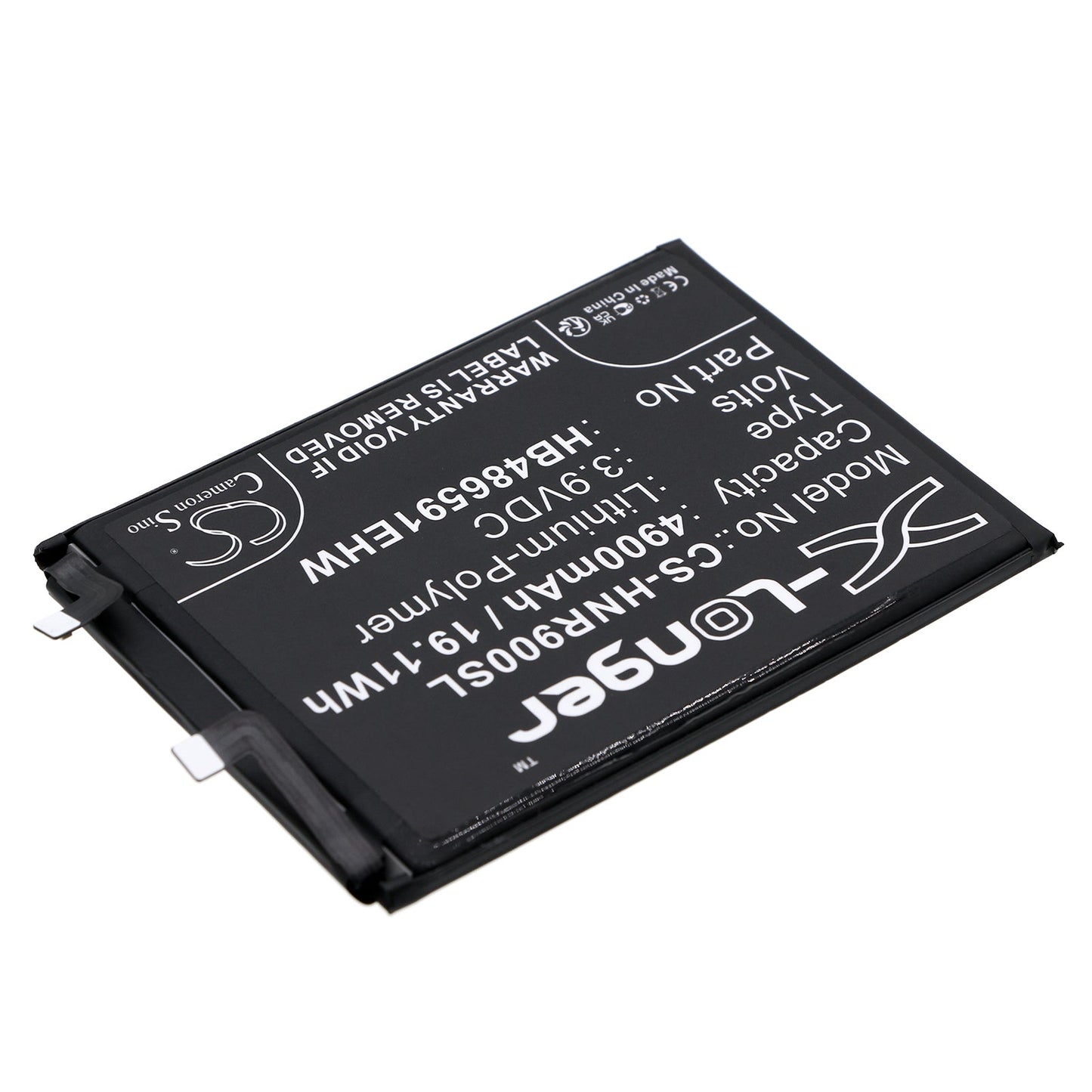 Replacement Battery for Honor  90 – Mobile, SmartPhone – 4900mAh / 19.11Wh / 3.9V