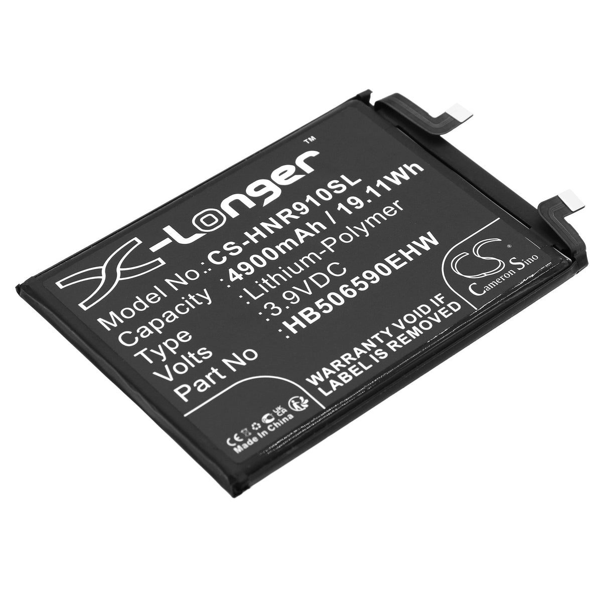 Replacement Battery for Honor 90 Pro – Mobile, SmartPhone – 4900mAh / 3.9V